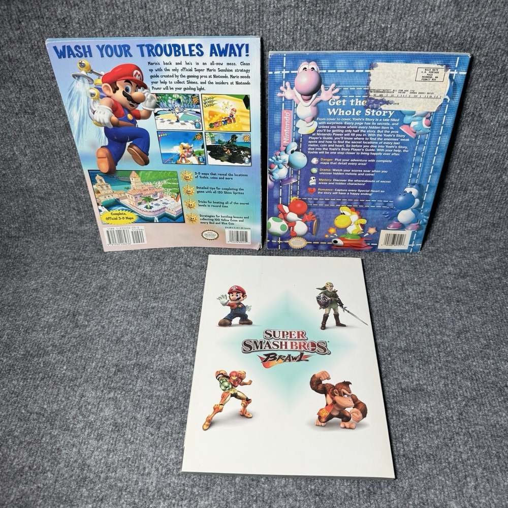 Super Smash Bros Brawl, Yoshi's Story, Super Mario Sunshine Game Guides Nintendo - Picture 5 of 16